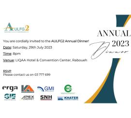 AULFG2 Annual Dinner 2023